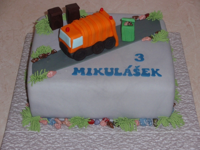 S popelářským autíčkem