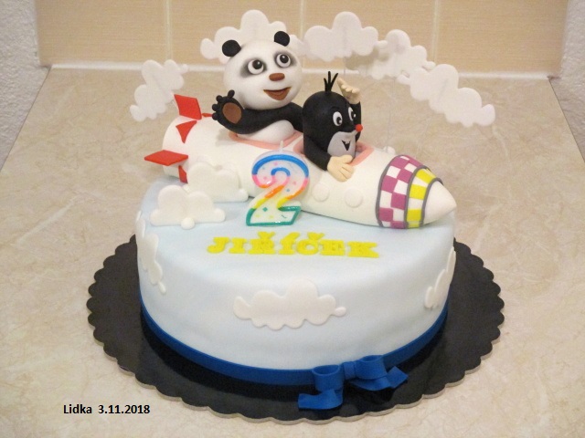 Krtek a panda v raketce