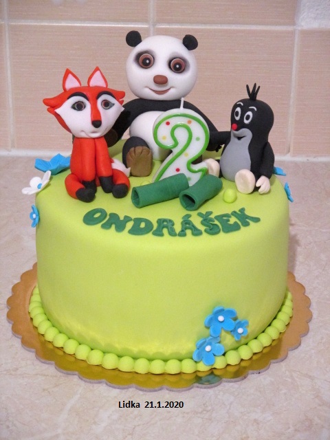 Krtek, panda, lišák